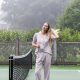 Siasconset Pajama Set - Coco Ticking Stripe