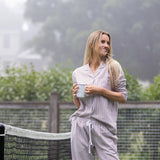 Siasconset Pajama Set - Coco Ticking Stripe
