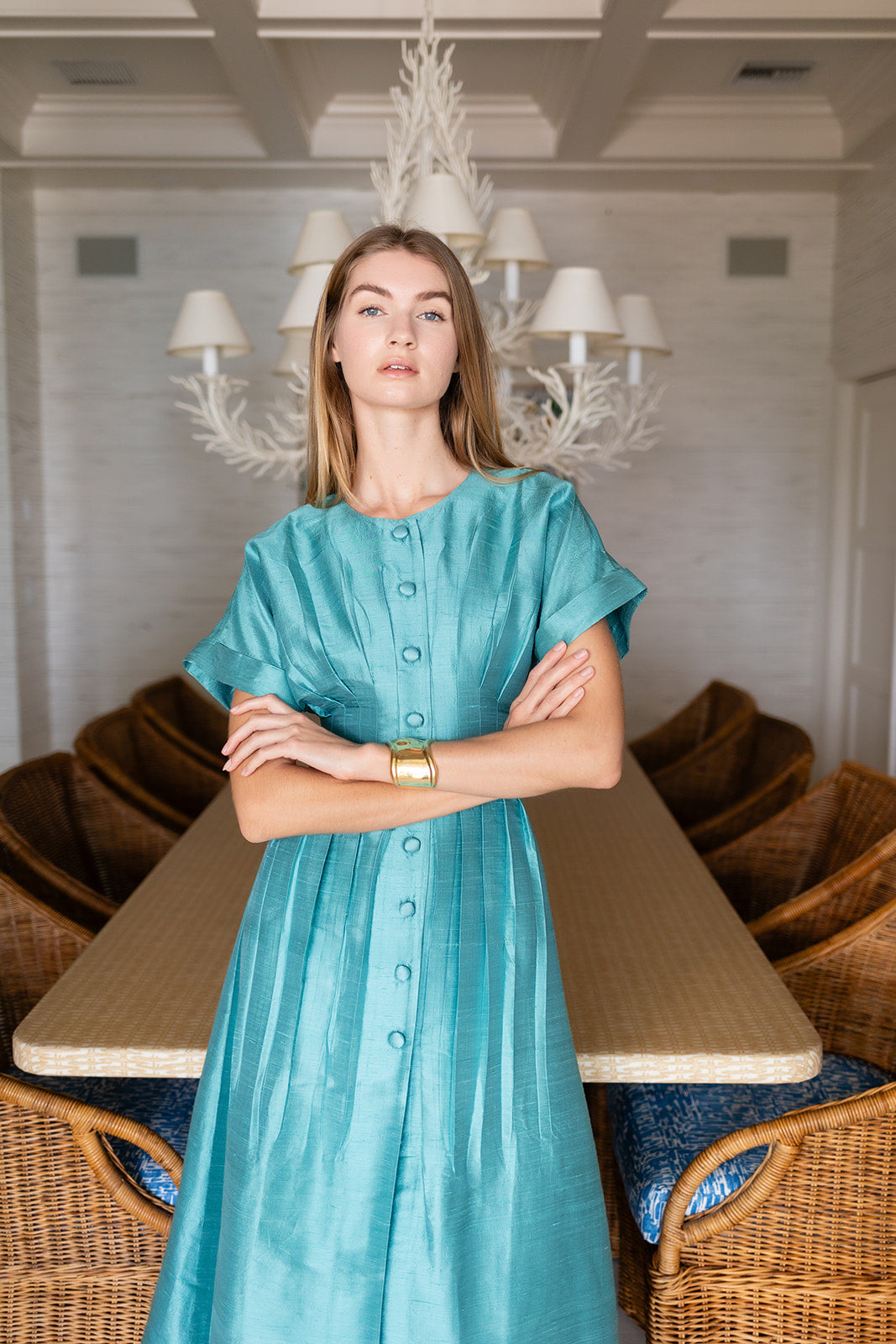 Lila Dress Dupioni