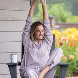 Siasconset Pajama Set - Coco Ticking Stripe