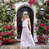 Circle Skirt Poplin - Coco Positano Paisley