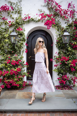 Circle Skirt Poplin - Coco Positano Paisley