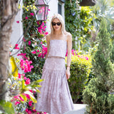 Circle Skirt Poplin - Coco Positano Paisley