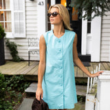 Thea Dress - Ocean Blue