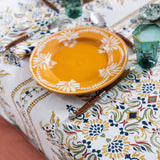 Ecru Fleur Tablecloth