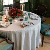 Garden Ticking Stripe Tablecloth