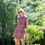 Gidget Mini Skirt - Fleur Kaleidoscope