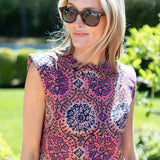 Slim Shell Top - Fleur Kaleidoscope