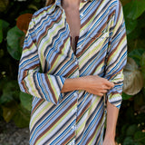 Husband Shirt - Multi Roman Stripe