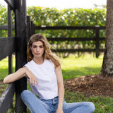 Blair Top Poplin - Blanc