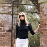 Diane Turtleneck Sweater - Noir