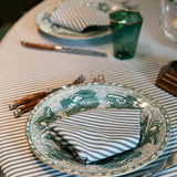 Garden Ticking Stripe Dinner Napkin