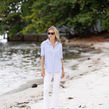 Carolyn Shirt Striped - Ciel