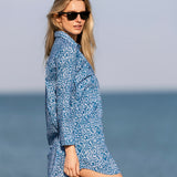 Husband Shirt - Mykonos Blue Batik