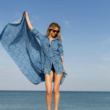 Mykonos Blue Batik Pareo