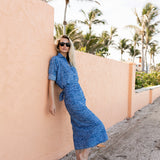 Mykonos Blue Batik Pareo