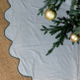 Garden Ticking Stripe Tree Skirt