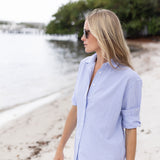 Carolyn Shirt Striped - Ciel