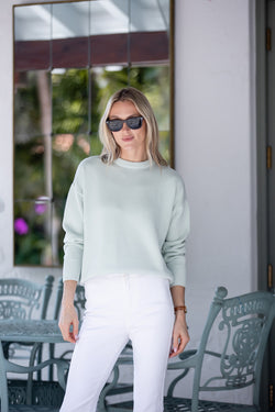 Falmouth Sweater - Icy Mint