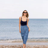 Mykonos Blue Batik Pareo