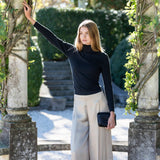 Beatriz Metallic Pant - Champagne