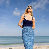 Mykonos Blue Batik Pareo