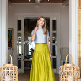Luna Skirt Dupioni - Pear