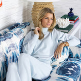 Falmouth Wide Leg Pant - Gracie Blue