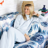 Falmouth Wide Leg Pant - Gracie Blue