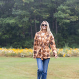Hazel Wrap Jacket - Umber Patchwork