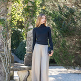 Beatriz Metallic Pant - Champagne