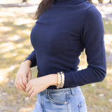 Diane Turtleneck Sweater - Peacoat