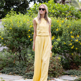 Obe Pant Linen - Buttercup
