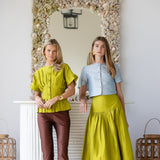 Luna Skirt Dupioni - Pear