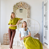 Luna Skirt Dupioni - Pear