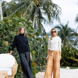 Ivy Pant Dupioni - Noir