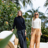 Ivy Pant Dupioni - Tobacco Bandana