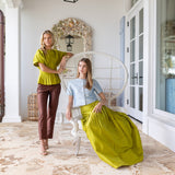 Luna Skirt Dupioni - Pear