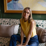 Blair Top Linen - Buttercup