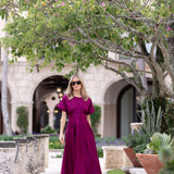 Sabrina Dress- Aubergine