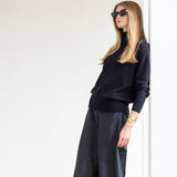 Ivy Pant Dupioni - Noir