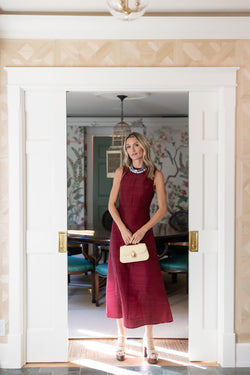 Jane Dress - Burgundy