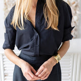 Ivy Pant Dupioni - Noir