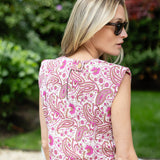 Kelly Short - Wild Orchid Positano Paisley