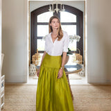 Luna Skirt Dupioni - Pear