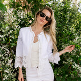 Diana Jacket Lace - Blanc