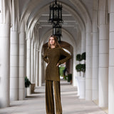 Metallic Pant - Gold