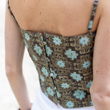 Circle Top Poplin - Ecru Sandstone