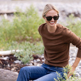 Snowbird Sweater - Chocolate