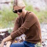 Snowbird Sweater - Chocolate